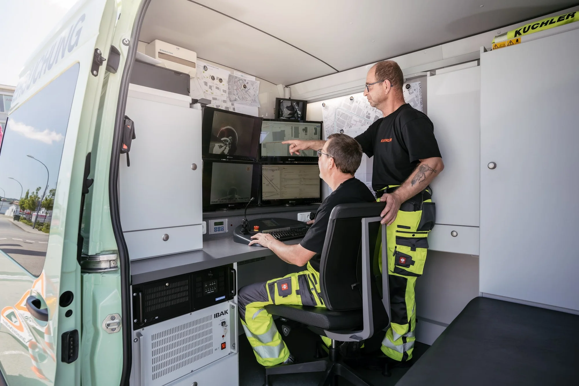 Ablauf eines Serviceeinsatzes an einer Kleinkläranlage